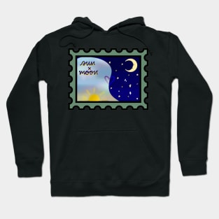 Sun x Moon Postage Stamp Hoodie